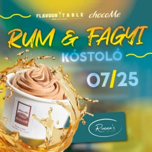 Rum & fagyi kóstoló - 2025. 07. 25.