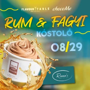 Rum & fagyi kóstoló - 2025. 08. 29.
